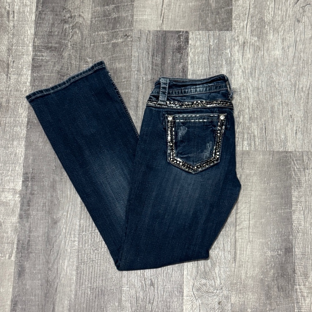 Miss Me Signature Bootcut Jeans - Dark Blue